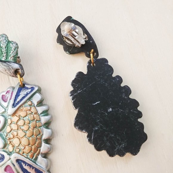 ►Free With Another Bundle ◄ 80s Vintage Handmade Costume Jewellery - Picture 2 of 4